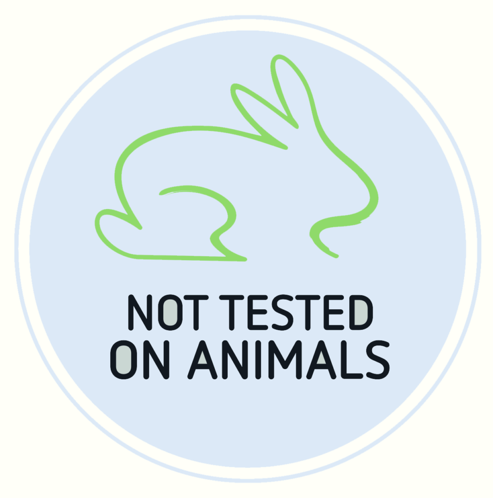 Not tested on animals